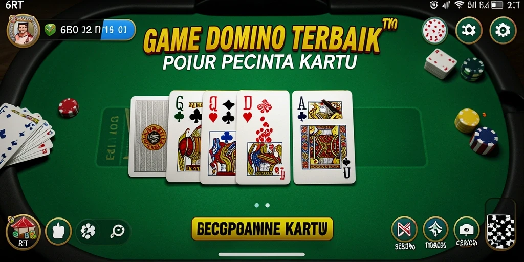 Gameplay seru dan strategis dalam permainan Domino 6RT.