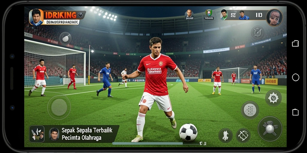 Tampilan gameplay <strong>IDRKING</strong> yang penuh aksi di lapangan.