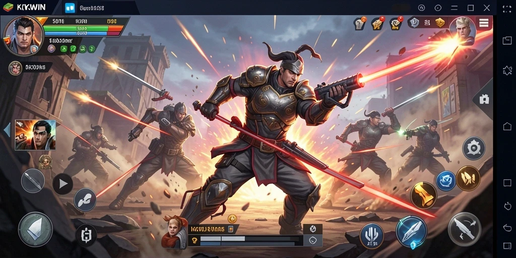 Tampilan gameplay <strong>KKWIN</strong> yang penuh aksi dan strategi mendebarkan.