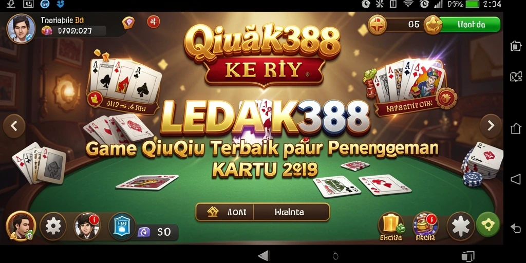 Screenshot utama LEDAK388 menampilkan gameplay seru QiuQiu.