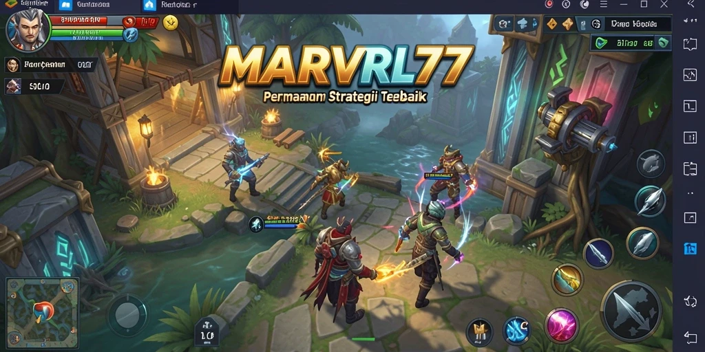 Tampak gameplay seru dalam MARVRL77 dengan strategi mendalam.