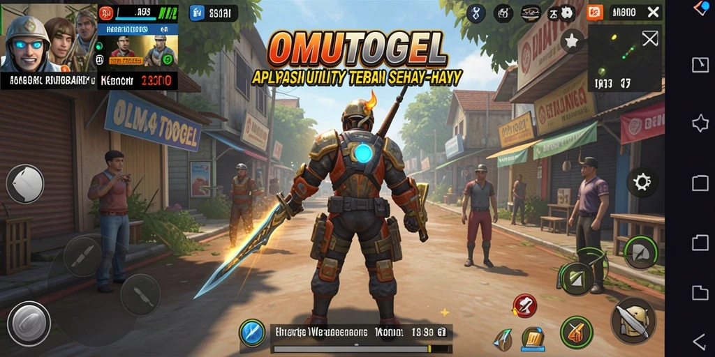 Tampilan antarmuka OMUTOGEL yang intuitif dan modern.