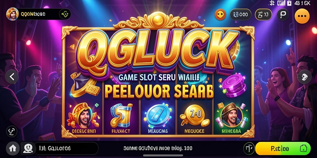 Tampilan gameplay slot QGLUCK yang menarik dan menggembirakan.