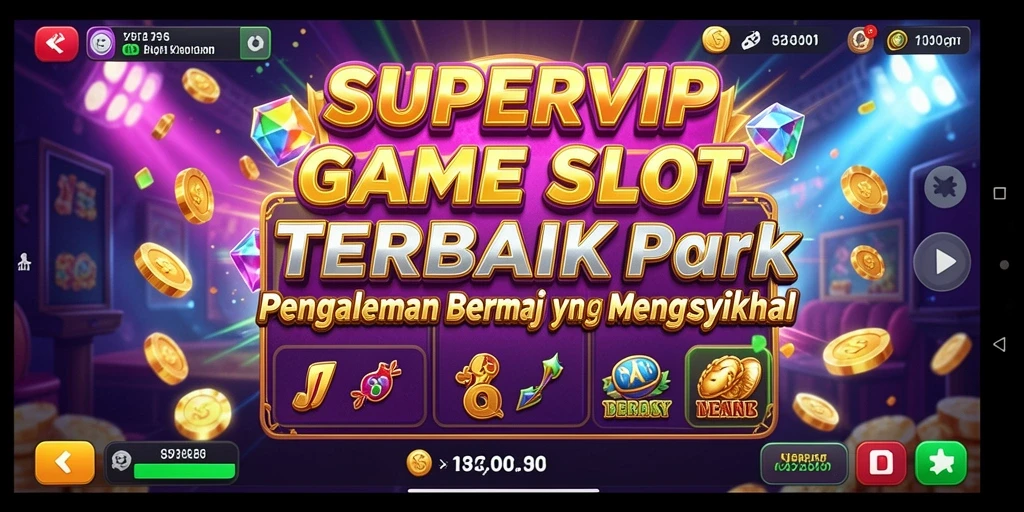 Tampilan gameplay menarik dari game Slot SUPERVIP.